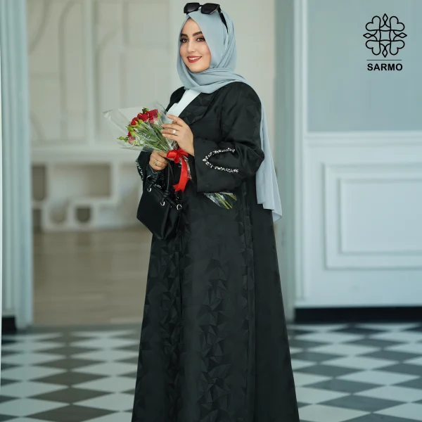 عبا ژاکارد مثلثی جواهر - Image 6