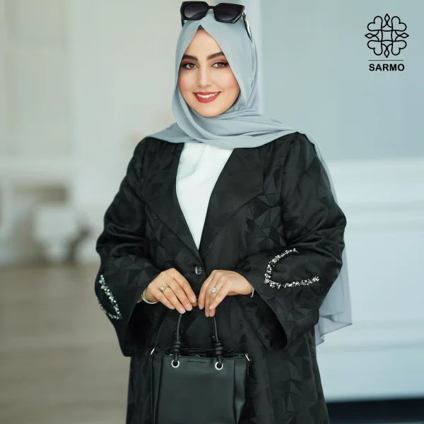 عبا ژاکارد مثلثی جواهر - Image 3