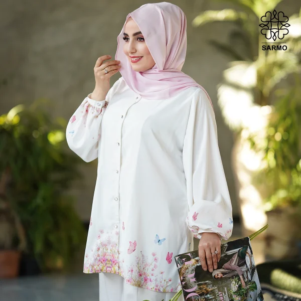 شومیز الیزه بهاران پروانه - اقتصادی - Image 6