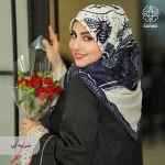 روسری ابریشم توییل شقایق - Image 18