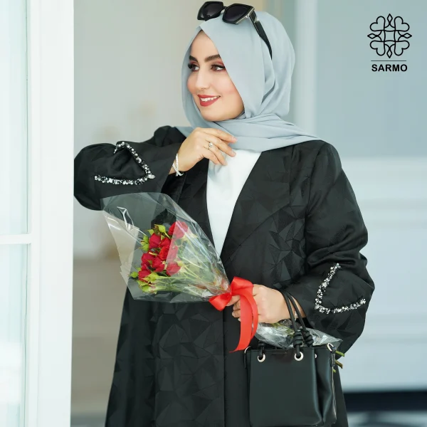 عبا ژاکارد مثلثی جواهر - Image 4