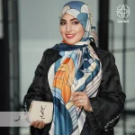 روسری ابریشم توییل نوبهار - Image 4
