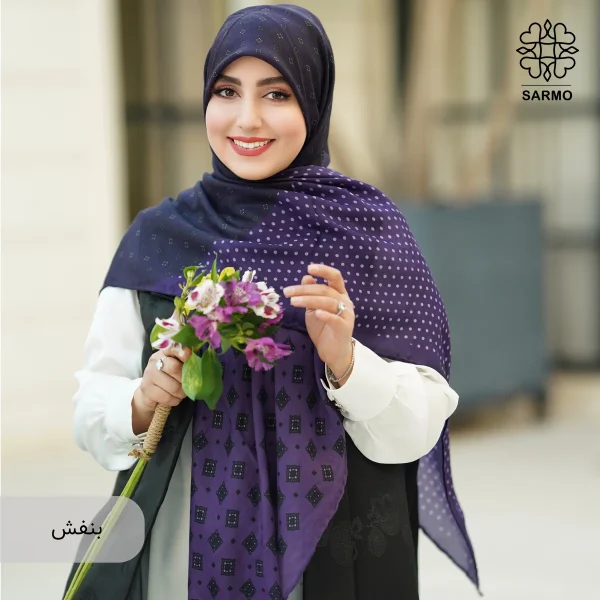 روسری نخ پنبه رعنا - اقتصادی - تصویر 3