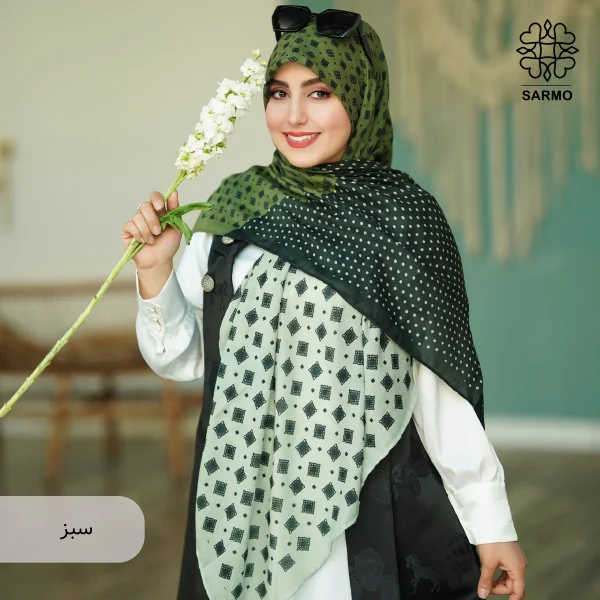 روسری نخ پنبه رعنا - اقتصادی - تصویر 9