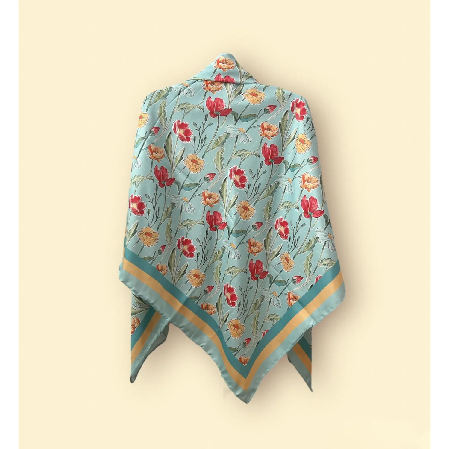 روسری-ابریشم-بهارناز-980 روسری ابریشم بهارناز - Image 1