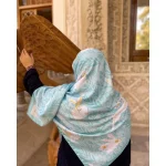 روسری نخ گارزا خرگوشک آبی - تصویر 2