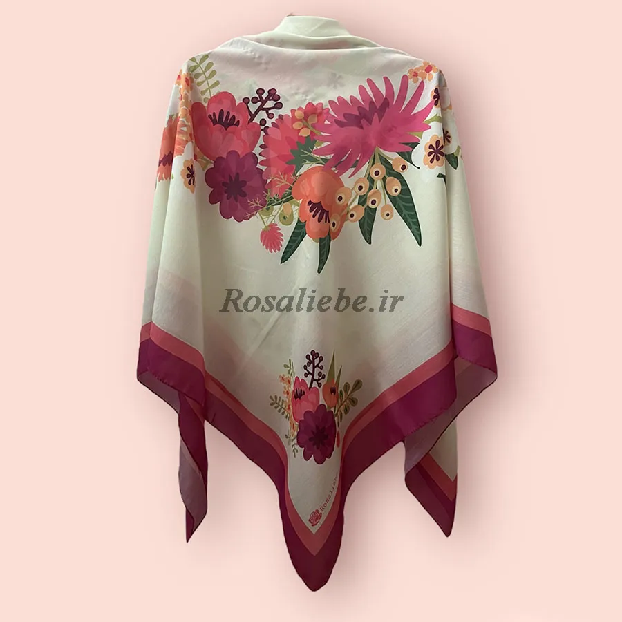 روسری-نخی-به-گل-1127 روسری نخی به گل - Image 1