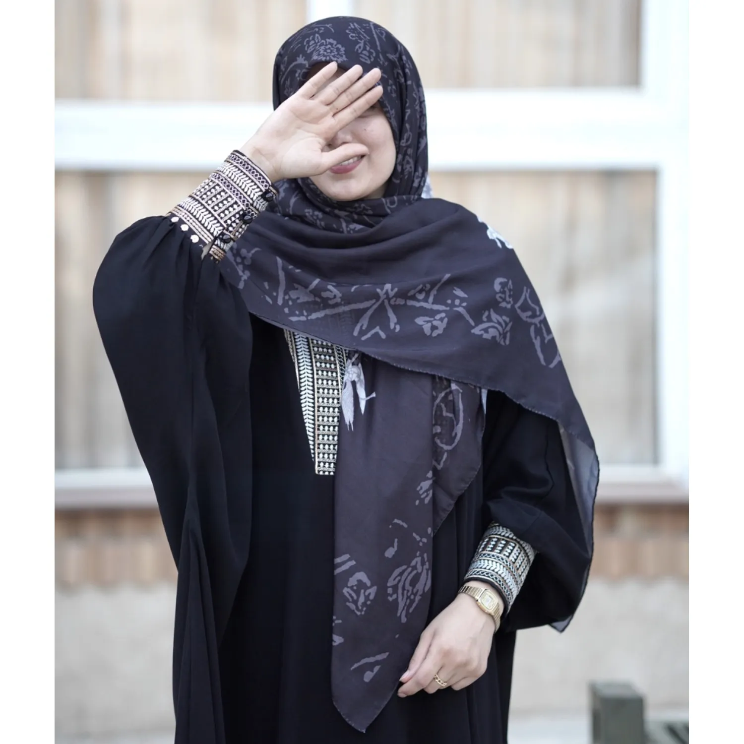 روسری-نخی-سوگواری-فرشتگان-522 روسری نخی سوگواری فرشتگان - تصویر 1