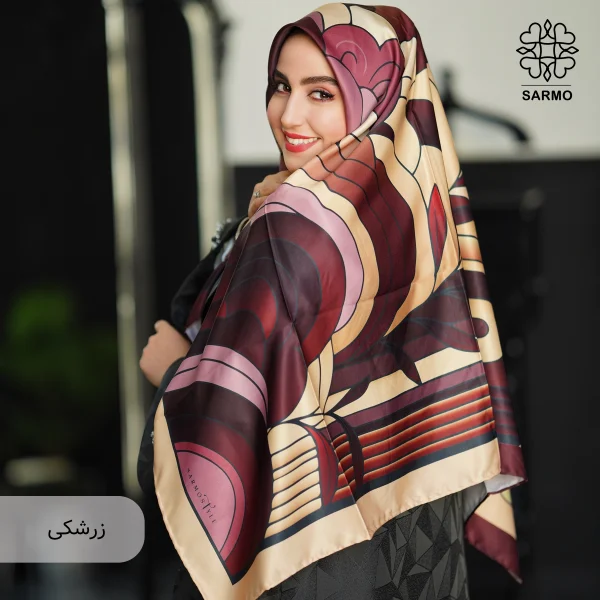 روسری ابریشم توییل نوبهار - تصویر 13