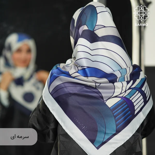 روسری ابریشم توییل نوبهار - تصویر 17