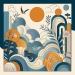 روسری ابریشم توییل نوبهار - Image 16