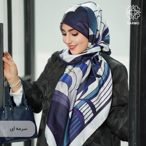 روسری ابریشم توییل نوبهار - تصویر 5