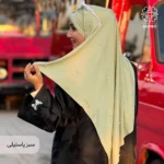 شال کویتی کشی با مروارید سفید - Image 28