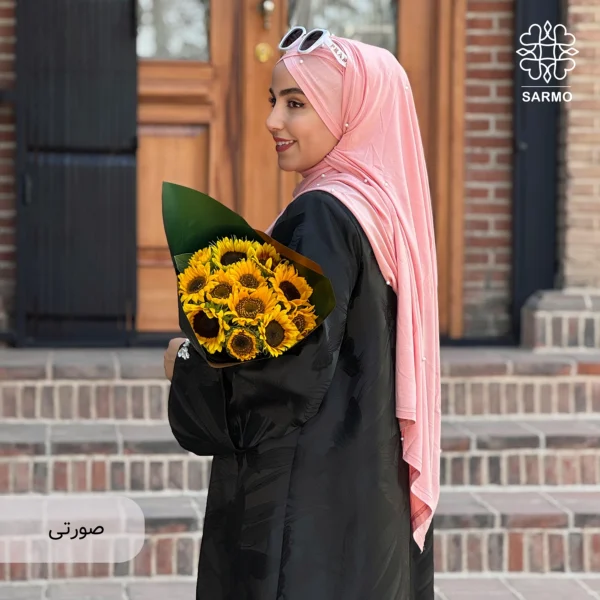 شال کویتی کشی با مروارید سفید - Image 30