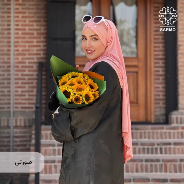 شال کویتی کشی با مروارید سفید - Image 31