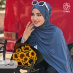 شال کویتی کشی با مروارید مشکی - Image 8