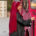 شال کویتی کشی با مروارید مشکی - Image 12