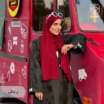 شال کویتی کشی با مروارید مشکی - Image 9