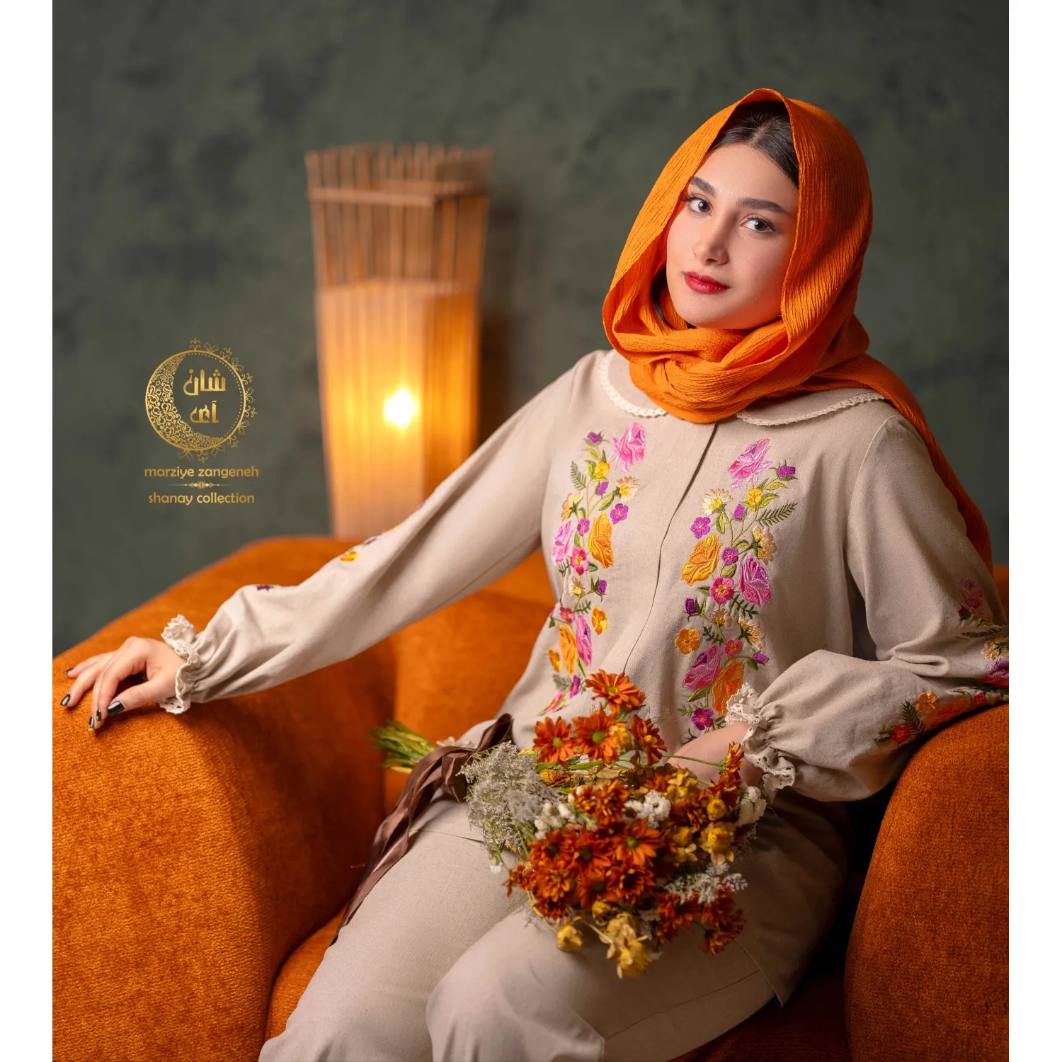 شومیز-و-شلوار-گلسا-33 شومیز و شلوار گلسا - Image 1