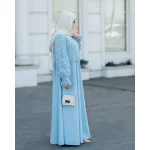 عبا روشنا آبی - Image 7