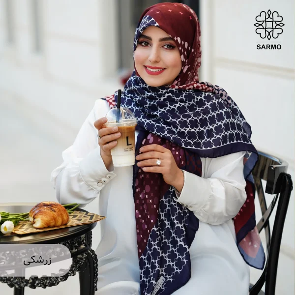 روسری نخ پنبه کادریا - Image 2