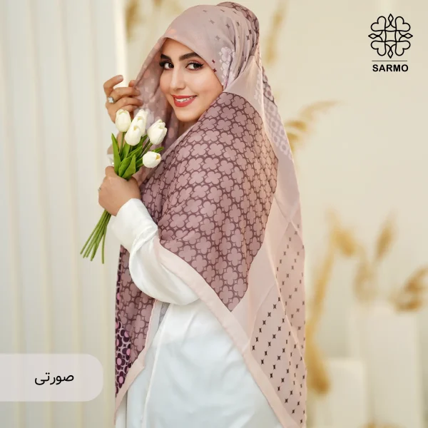 روسری نخ پنبه کادریا - Image 4