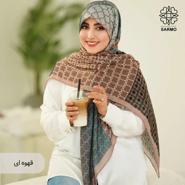 روسری نخ پنبه کادریا - Image 8