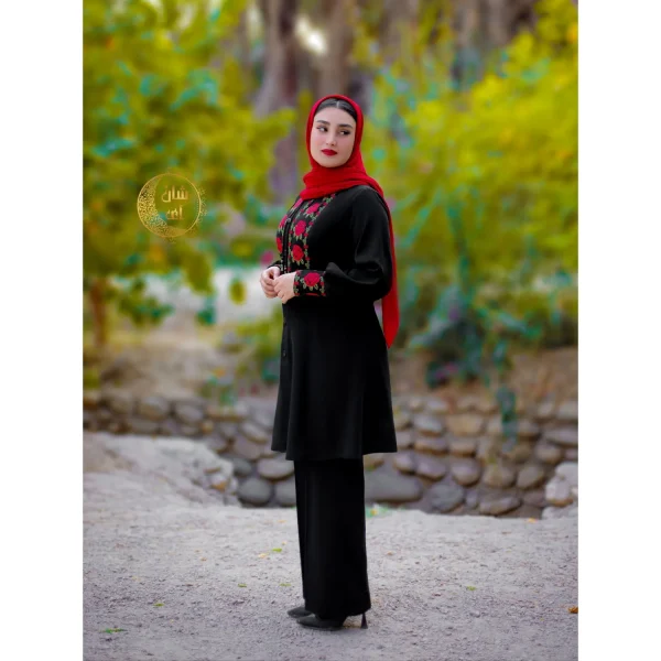 مانتو شانتون یلدا گلدوزی - تصویر 3