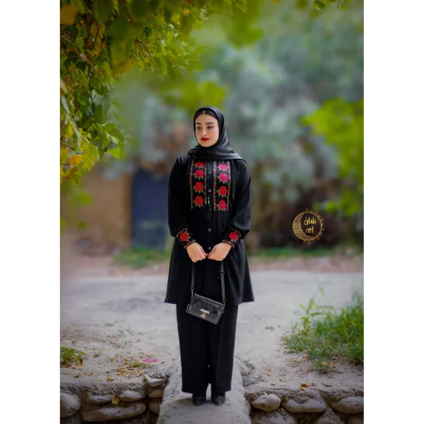 مانتو شانتون یلدا گلدوزی - تصویر 4