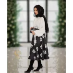 شومیز دامن باشکوه پاپیون - Image 7
