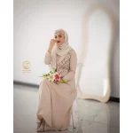 پیراهن الیزابت صورتی - Image 4