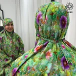 چادرنماز آستین‌دار باغ بهشت - Image 8