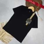 تیشرت مشکی طرح به عشق حسین کد 121039 - Image 2