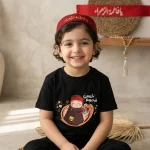 تیشرت مشکی طرح محبوبم حسین کد 121086 - Image 3