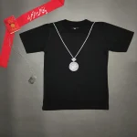 تیشرت مشکی طرح مدال کد 1824 - Image 2