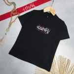 تیشرت مشکی طرح نور یا فاطمه کد121005 - Image 2