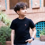 تیشرت مشکی طرح کلاسیک کد 121012 کد 121013