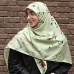 روسری ابریشم توییل مرغ بهشتی - Image 10