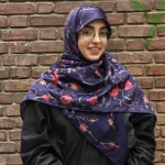 روسری ابریشم توییل مرغ بهشتی