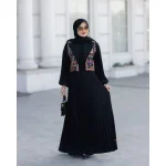 ست پیراهن و جلیقه گلبرگ مشکی - Image 2