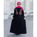 ست پیراهن و جلیقه گلبرگ مشکی - Image 4