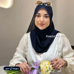 شال کشی کریشه طیف آبی - Image 5