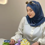 شال کشی کریشه طیف آبی - Image 6