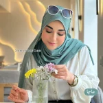 شال کشی کریشه طیف سبز