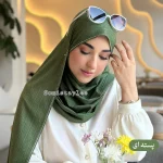 شال کشی کریشه طیف سبز - Image 5