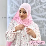 شال کشی کویتی طیف صورتی - Image 3