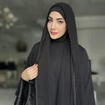شال کلاهدار جواهردوزی - Image 18