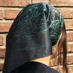 مینی اسکارف ابریشم توییل سایه سوار - Image 11