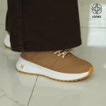 کفش کتونی زنانه اکو پلاس عسلی - Image 6