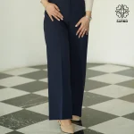 شلوار زنانه سرمه ای مدل فول بگ